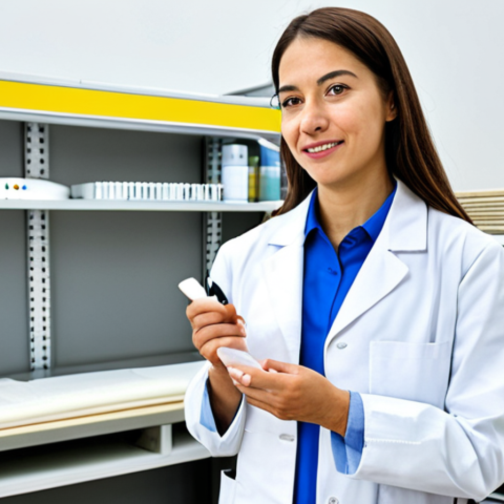 0. fully clothed, modest clothing, appropriate attire, professional dress, safe for work, appropriate content, professional, perfect anatomy, correct proportions, natural pose, well-formed hands, proper finger count, natural body proportions, professional photography, high quality.

A professional female textile engineer, adult, in a modest lab coat, holding a sample of biopolymer-derived fabric, standing confidently in a bright, eco-conscious textile testing facility. The background features various quality control instruments and sustainable material displays, possibly showing natural elements representing the source of biopolymers. The atmosphere is clean and focused on environmental responsibility and material analysis. fully clothed, modest clothing, appropriate attire, professional dress, safe for work, appropriate content, professional, perfect anatomy, correct proportions, natural pose, well-formed hands, proper finger count, natural body proportions, high-resolution photography.