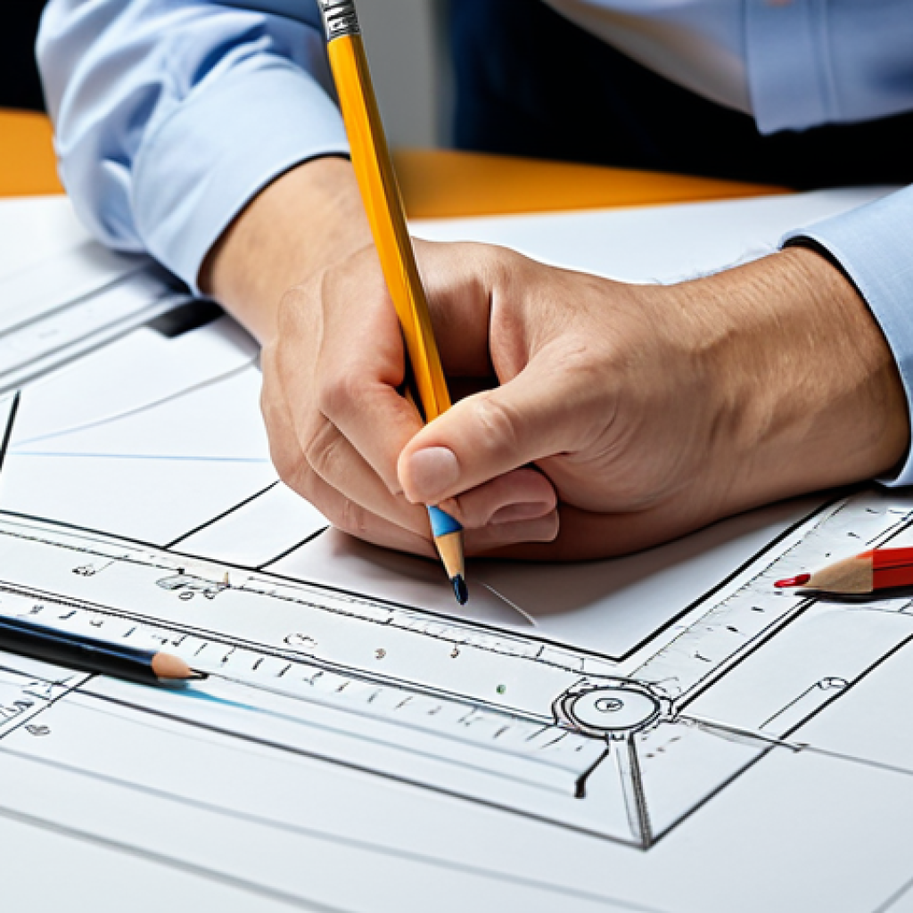 **

"A textile designer, fully clothed in professional attire, meticulously drawing a technical textile diagram on millimeter paper with various pencils and tools like a ruler and compass. The scene is a bright, organized studio. Focus on the precision of the drawing and the tools. Safe for work, appropriate content, modest clothing, perfect anatomy, natural proportions, high quality, professional."

**
