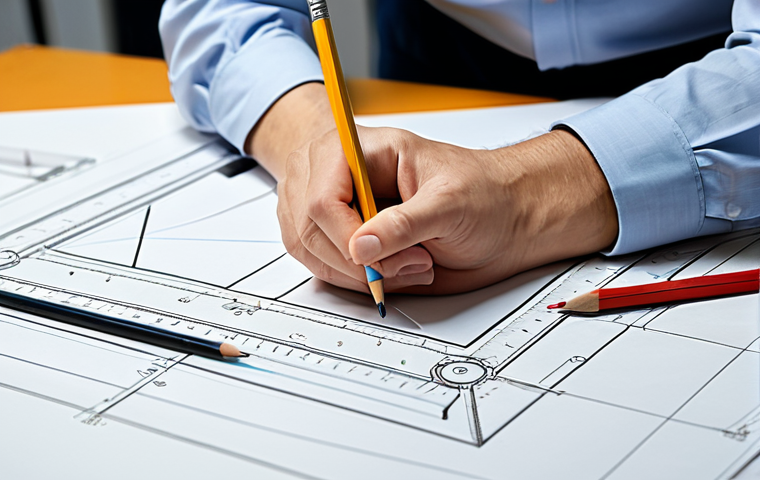**
"A textile designer, fully clothed in professional attire, meticulously drawing a technical textile diagram on millimeter paper with various pencils and tools like a ruler and compass. The scene is a bright, organized studio. Focus on the precision of the drawing and the tools. Safe for work, appropriate content, modest clothing, perfect anatomy, natural proportions, high quality, professional."
**
