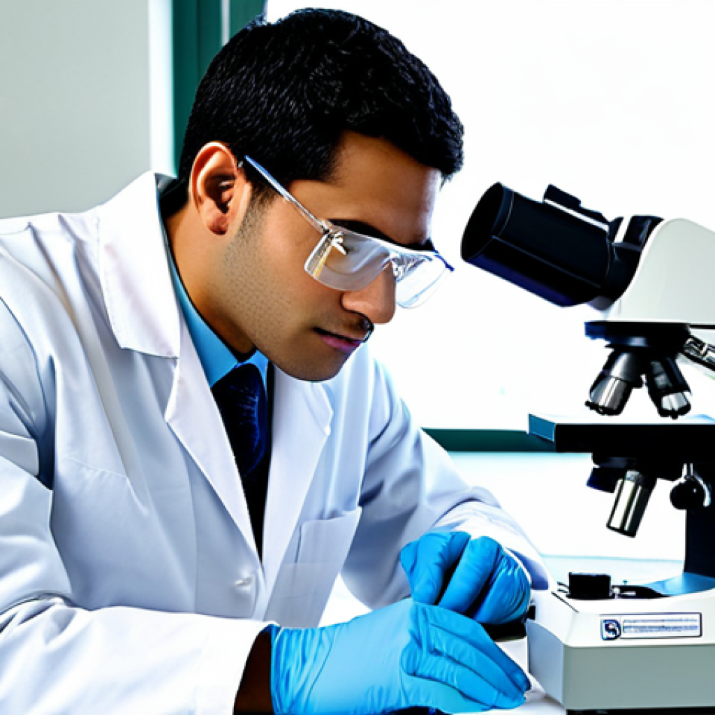 섬유기사 필기시험 빈출 개념 - **

A textile engineering student, fully clothed in a lab coat and safety glasses, examining a sampl...