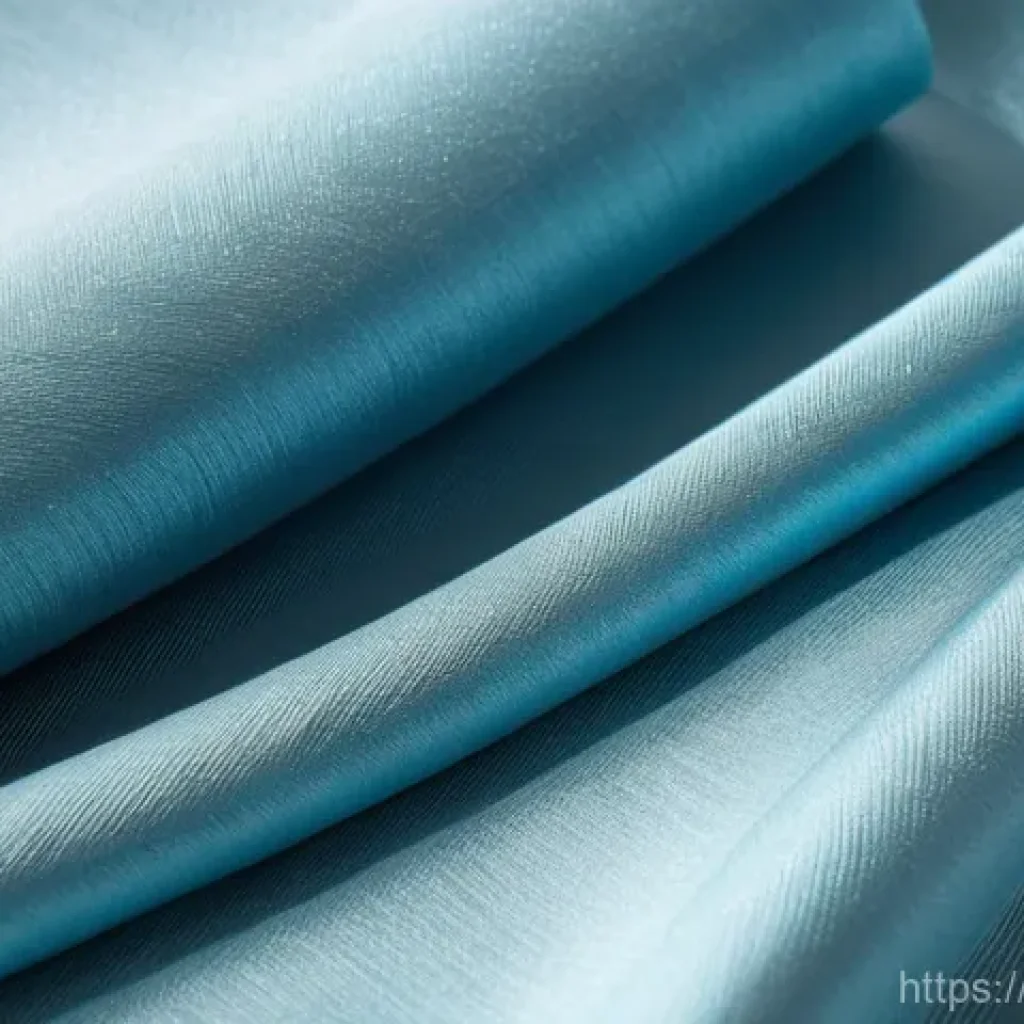 섬유기사 실기시험의 준비 사례 - **Prompt:** A detailed, close-up shot capturing the luxurious texture of a high-end silk and cashmer...