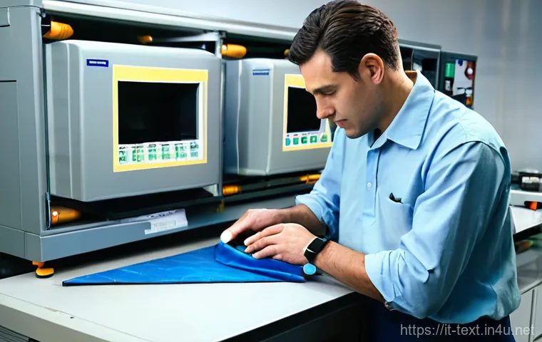 섬유기사 필수 실험 장비 - **Prompt: Textile Engineer Performing Durability Tests in a Modern Lab**
    A focused female textil...