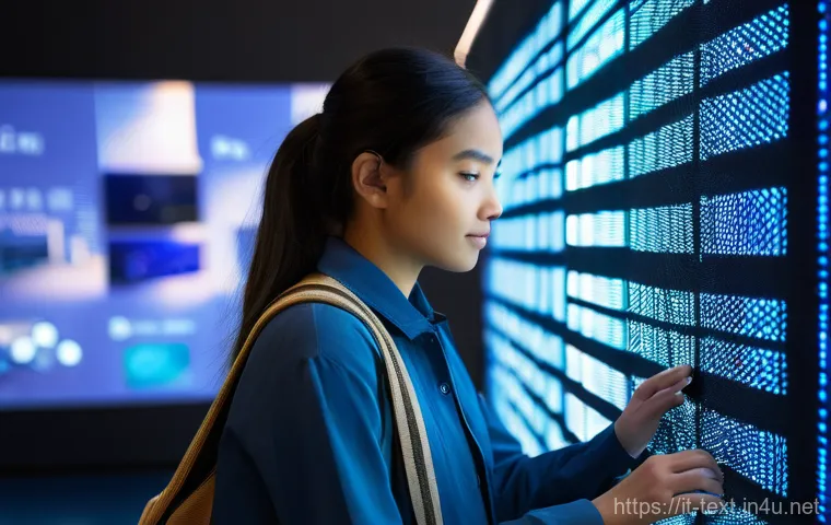 섬유기사와 시험 준비의 효과적인 방법 - **Prompt Title: AI-Powered Smart Textile Innovation**
A young, diverse textile engineering stude...