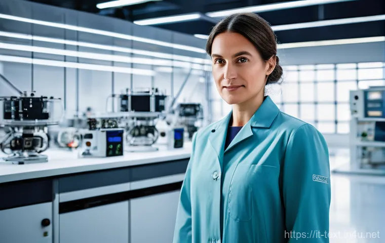 섬유기사 자격증 활용 방안 - **A Visionary Textile Engineer in an Italian R&D Lab**
"A confident, diverse female textile engi...