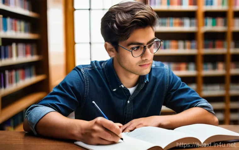 섬유기사와 실기시험의 준비 방법 - **Prompt:** A young, focused Italian textile engineering student (early 20s, wearing casual smart at...