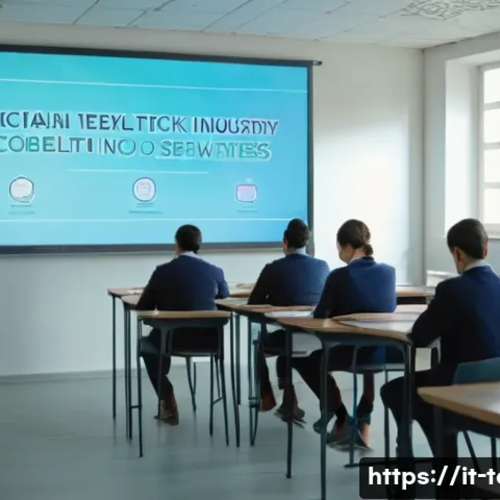 섬유기사와 필기시험 출제 유형 - A detailed classroom scene showing adult Italian students attentively taking a written textile indus...