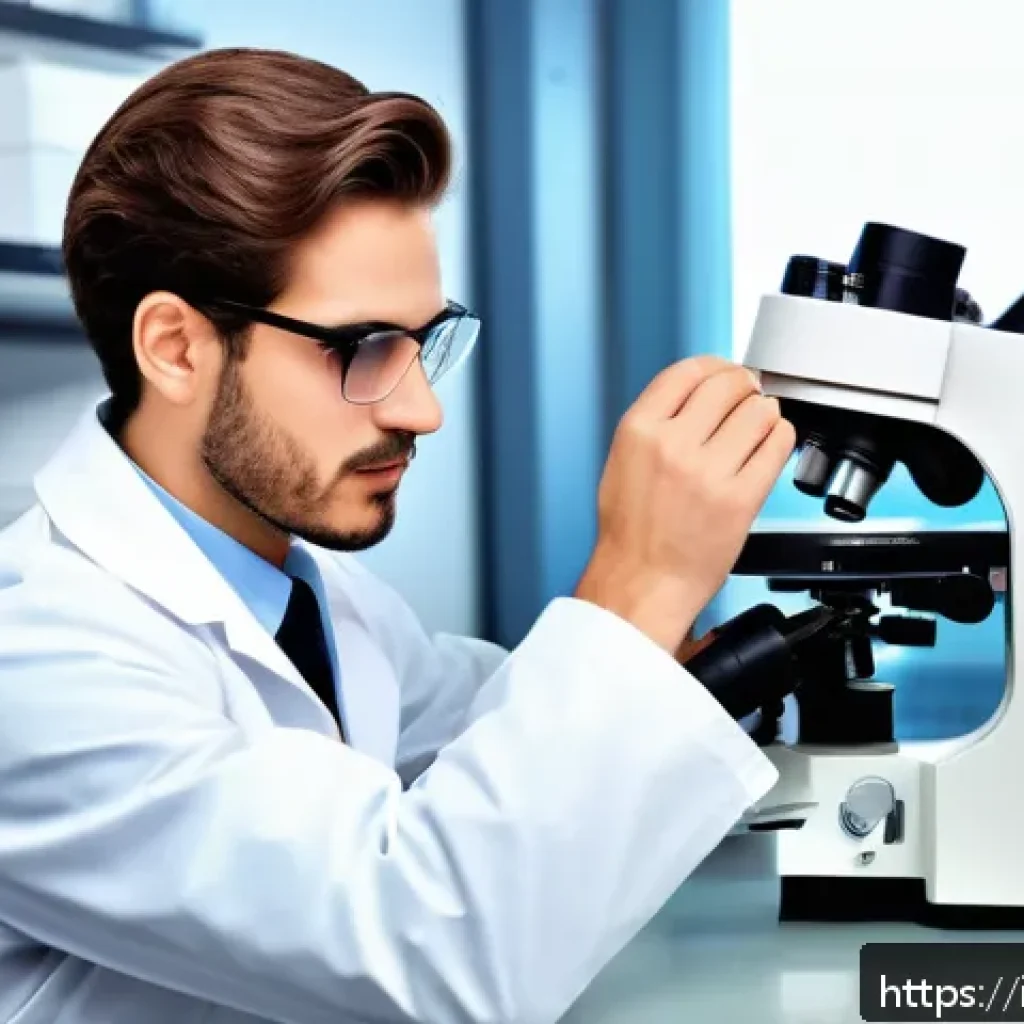 섬유기사 실기 시험 채점 기준 - A modern textile laboratory scene showing a young Italian technician wearing a clean lab coat and sa...