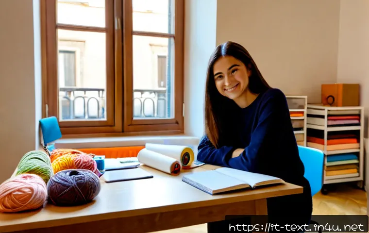 섬유기사와 시험 대비 성공 사례 - Photorealistic Italian textile engineering student celebrating exam success in a bright Milan apartm...
